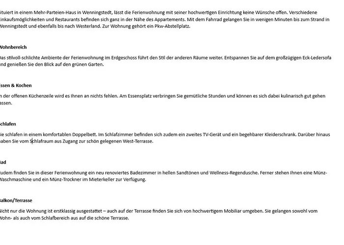 Hochkamp 5, App 3 Wenningstedt-Braderup